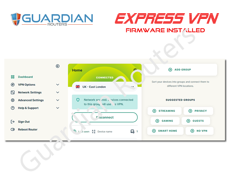 Netgear Nighthawk R7000P 'Next Gen' ExpressVPN Router FAST LIGHTWAY