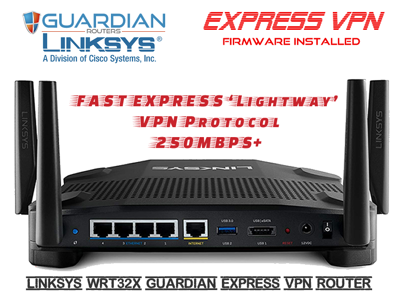 LINKSYS WRT32x Express FAST NEXT GEN VPN Router Express VPN Firmware